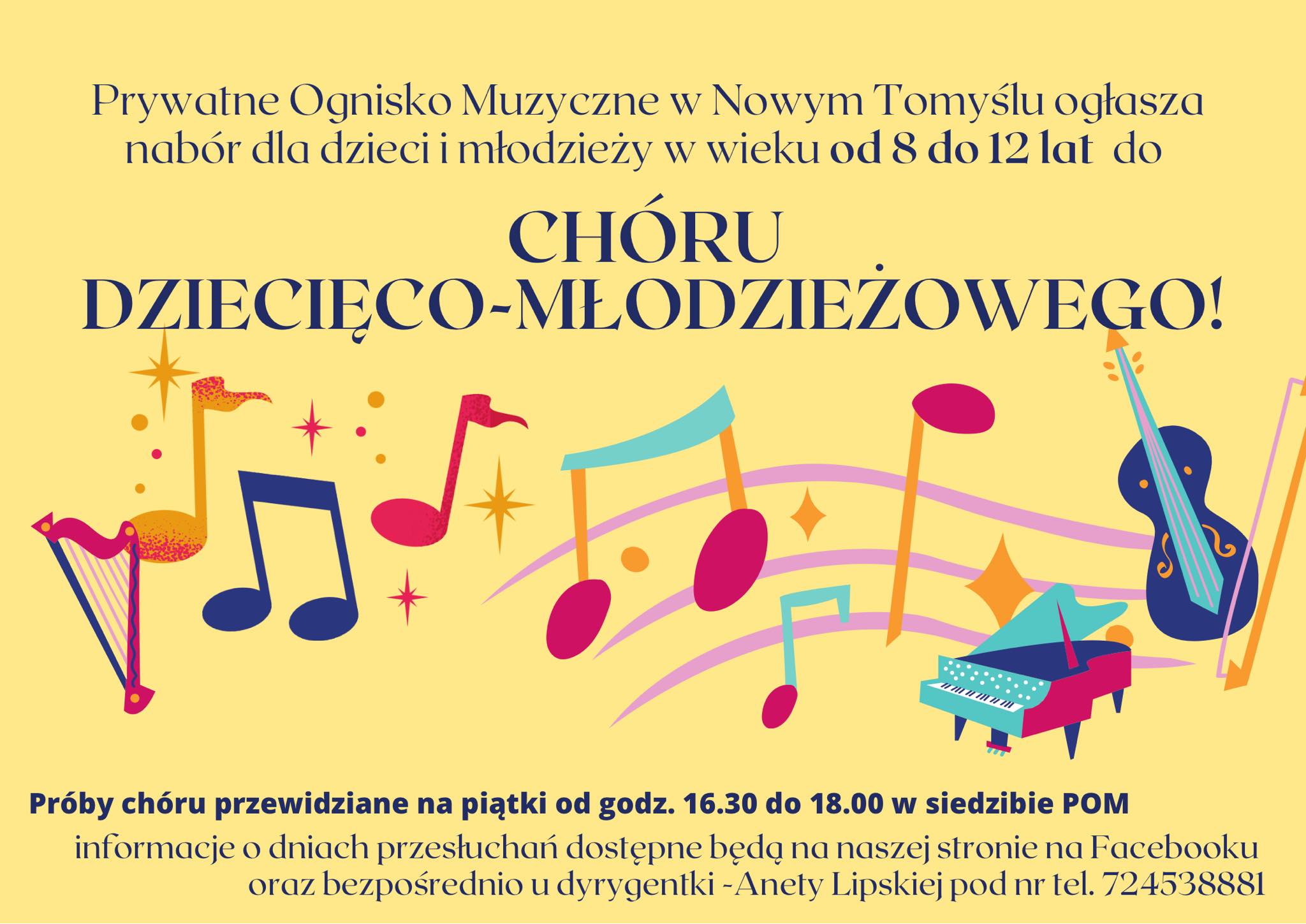 plakat chór