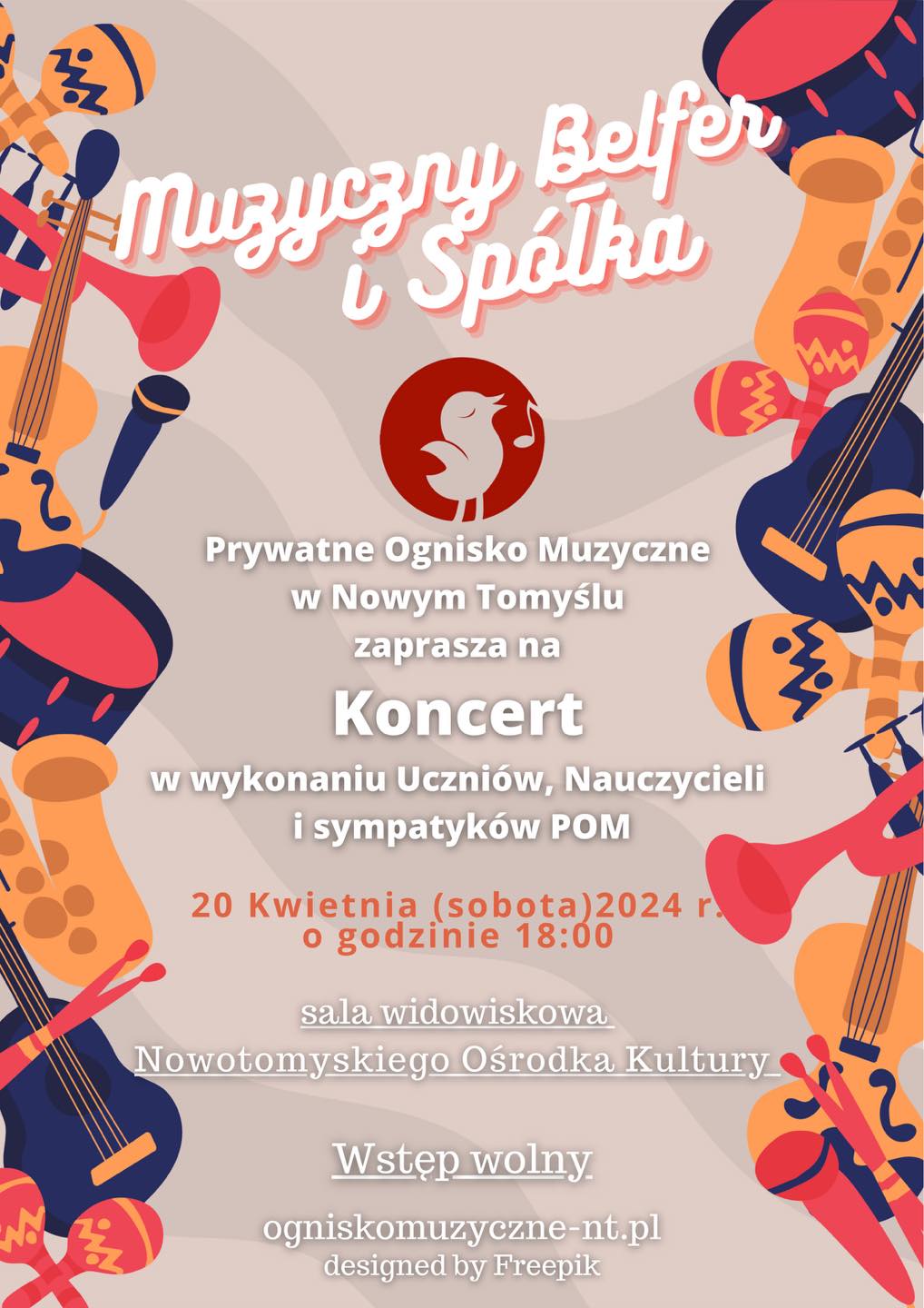 Muzyczny belfer i spółka plakat